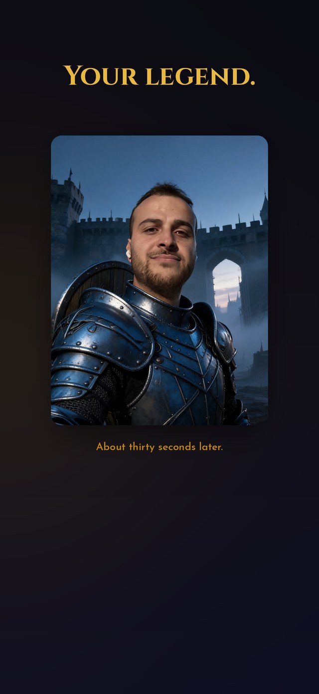 The portrait it returns